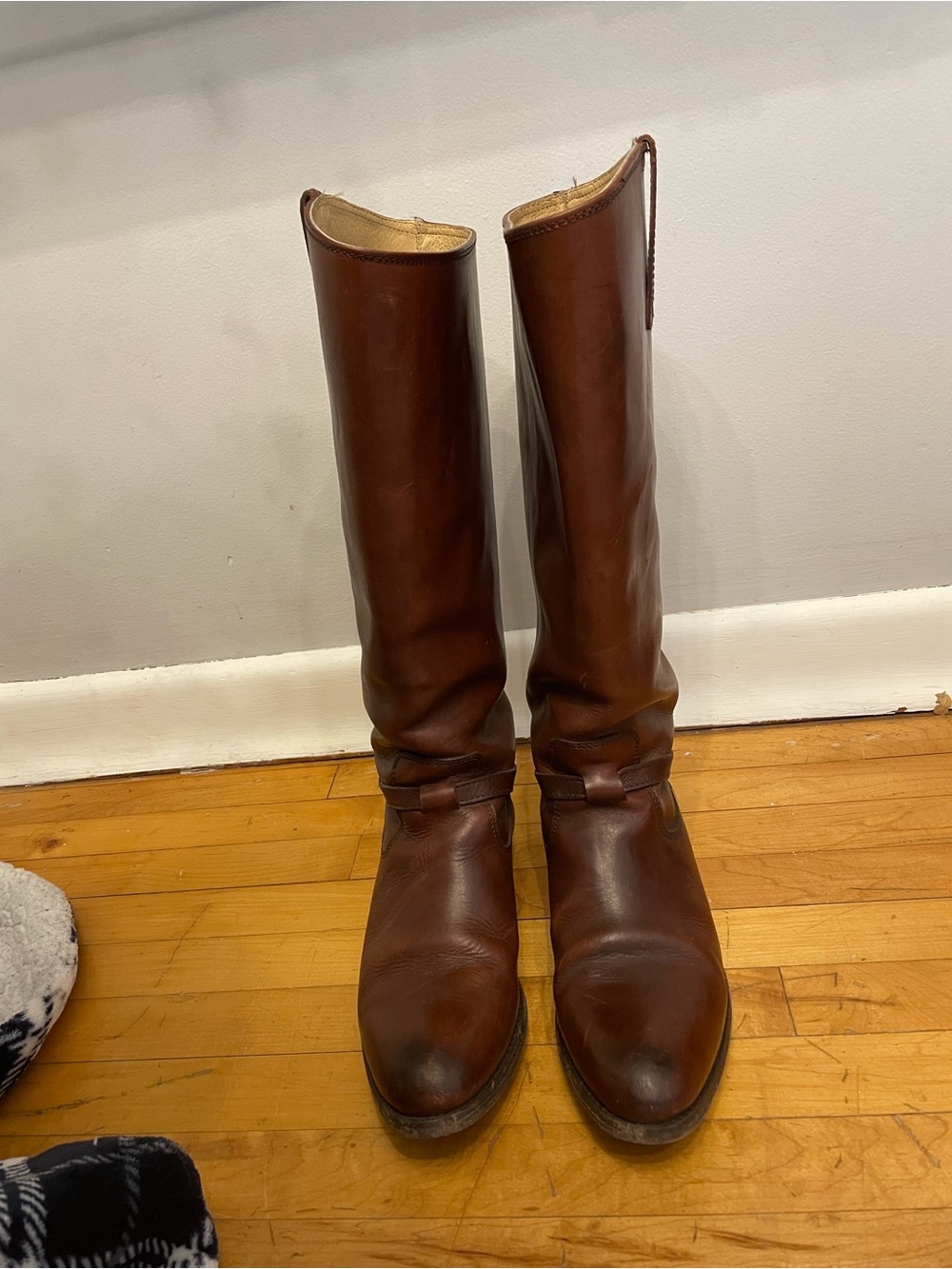 Vintage Frye Women’s Tall Brown Leather Riding Boots